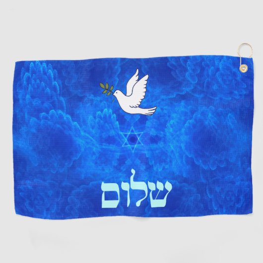 Dove - Shalom Golfhanddoek (Horizontaal)