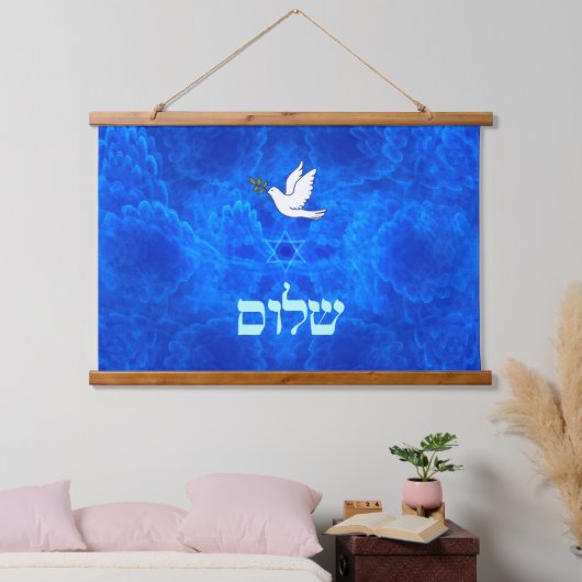 Dove - Shalom Hangend Wandkleed (Slaapkamer)