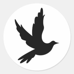 Dove Silhouette Sticker