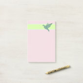 Dove, vogel hond notities post-it® notes (Op bureau)