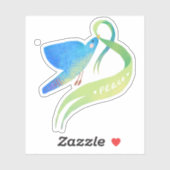 DOVE, VREDESSYMBOOL STICKER (Vel)