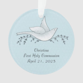 Dove with Branches, Blue, First Community Ornament