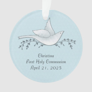 Dove with Branches, Blue, First Community Ornament
