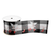 Dove with Joy Text on Buffalo Play Satin Ribbon Lint (Spoel)