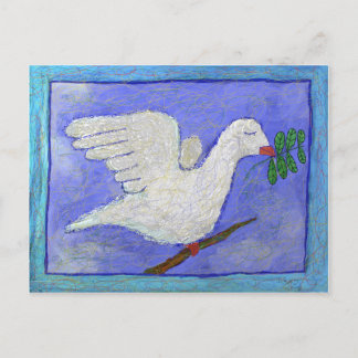 Dove with Olive Branch Briefkaart