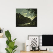 Dovedale door Moonlight [circa 1785] Poster (Thuiskantoor)