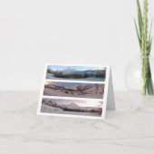 Dovedale panoramiek feestdagen kaart (Voorkant)