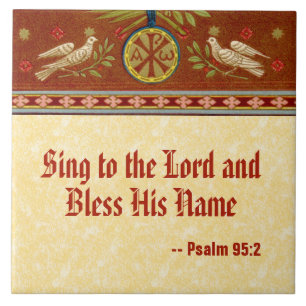 Doven en Medallion na St. Cecilia (SNV 36) Tegeltje