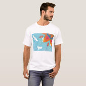 Doven in de zon t-shirt (Voorkant volledig)