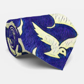 Doven in vlucht stropdas (Opgerold)