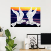 Doven Poster (Thuiskantoor)