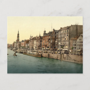 Dovenfleeth, Hamburg, Duitsland Briefkaart