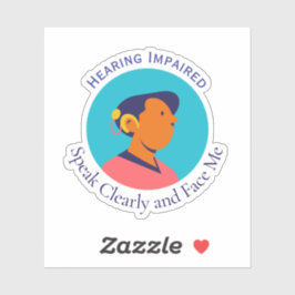 dovenpersoonssymbool sticker