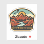 Dover Base Housing, Delaware Sticker (Vel)
