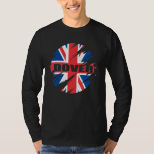 Dover Britse vlag Engeland Verenigd Koninkrijk Bri T-shirt