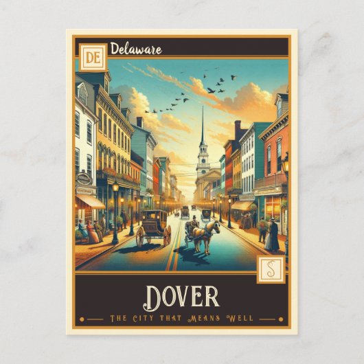 Dover, Delaware |  Briefkaart (Voorkant)