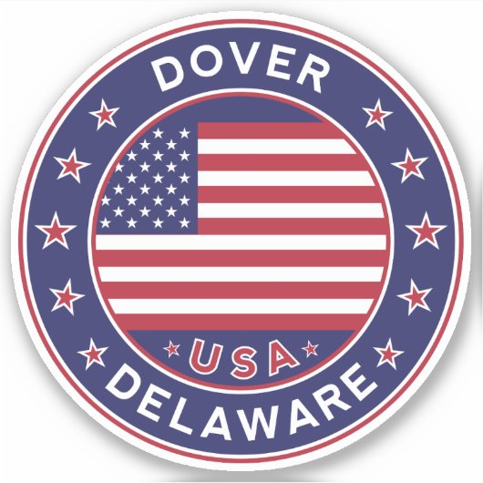 Dover Delaware, Dover Sticker (Voorkant)