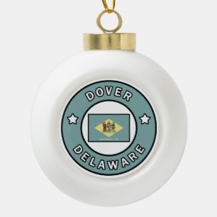 Dover Delaware Keramische Bal Ornament