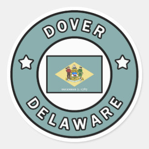 Dover Delaware Ronde Sticker