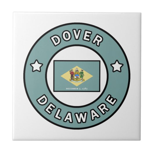 Dover Delaware Tegeltje (Voorkant)