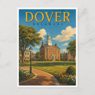 Dover Delaware The Green GeoSaga Briefkaart
