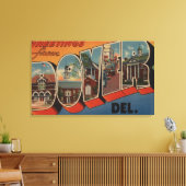 Dover, DelawareLarge Letter ScenesDover, DE Canvas Afdruk (Insitu (Woonkamer))