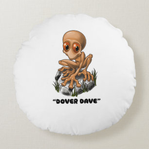 Dover Demon "Dover Dave" Cryptid Rond Kussen