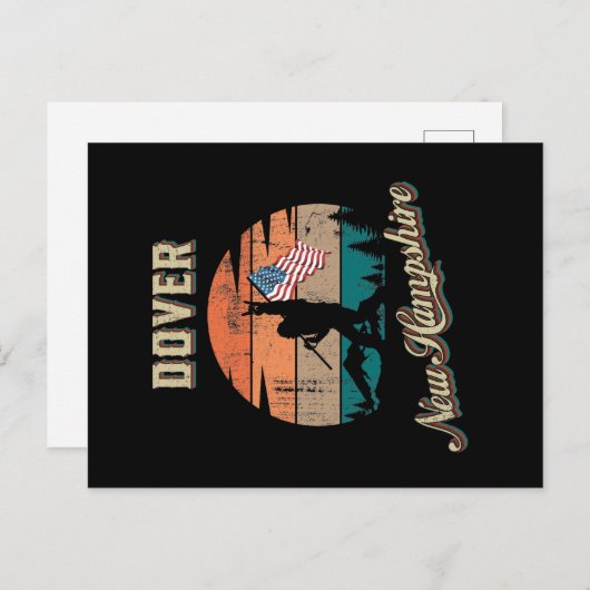 Dover New Hampshire Briefkaart (Voorkant / Achterkant)
