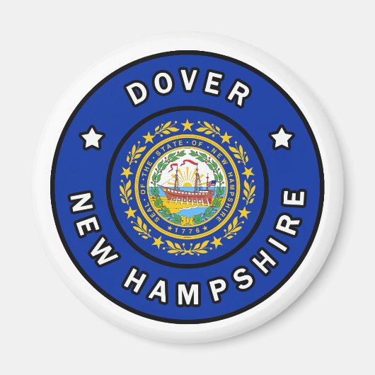 Dover New Hampshire Magneet (Voorkant)