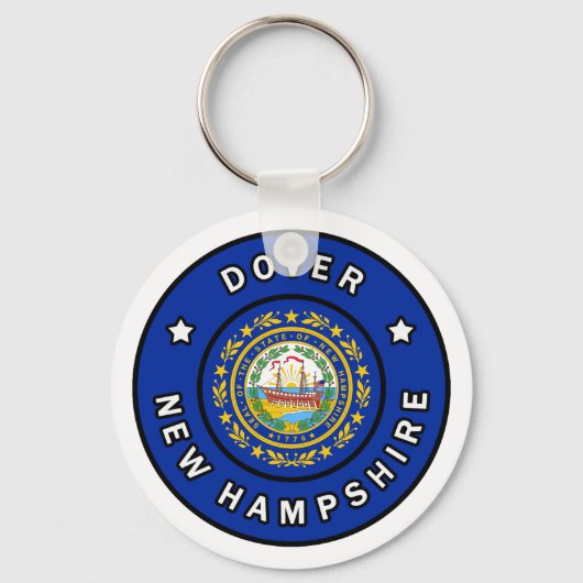 Dover New Hampshire Sleutelhanger (Voorkant)
