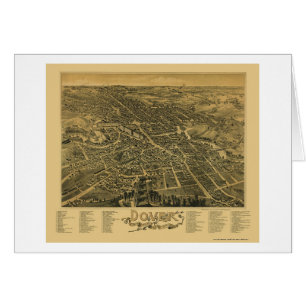 Dover, NH Panorama Map - 1888