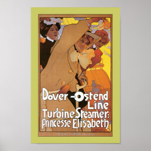 Dover-Ostend-lijn Poster