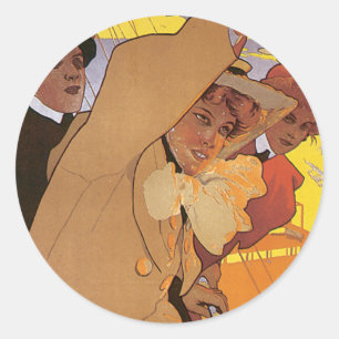 Dover-Ostend-lijn Ronde Sticker