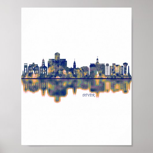 Dover Skyline Poster (Voorkant)