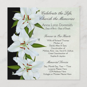 Doveraarten van White Lily Funeral Home Kaart