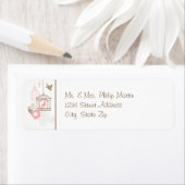 Doves & Cages - Étiquettes d'adresse de retour (En situation)