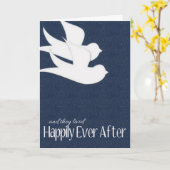 Doves Felicitaties Kaart (Gele Bloem)