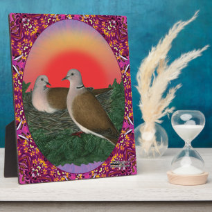 Doves Framed Fotoplaat