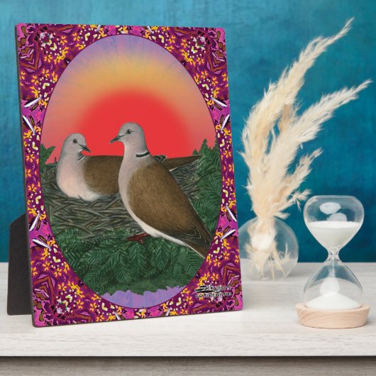 Doves Framed Fotoplaat (Zijkant)