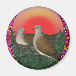 Doves Framed Magneet