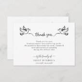 Doves Funeral Dank Kaart (Voorkant / Achterkant)