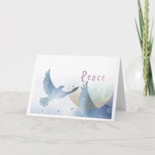 Doves of Peace Christmas Kaart