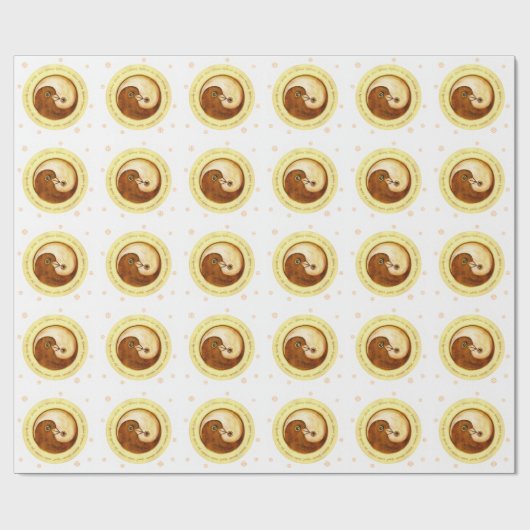 Doves Peace & Harmony inpakpapier op wit (Vlak)