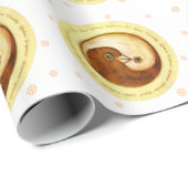 Doves Peace & Harmony inpakpapier op wit (Rol Hoek)