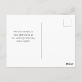 Doves Rings Zwart-wit gebogen Briefkaart (Achterkant)