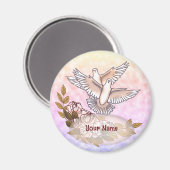 Doves Rozen magneet (Voorkant / Achterkant)