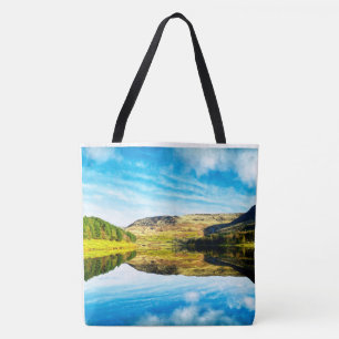 Dovestone Reservoir in de winter Draagtas