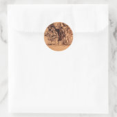 DOW 30 RONDE STICKER (Tas)