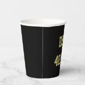 Dow 40000 beurs viering papieren bekers (Rechts)