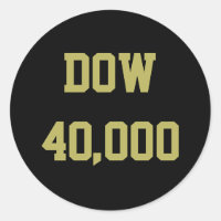 Dow 40000 beurs viering